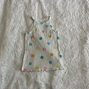 Cat & Jack Girls Floral High-Neck Tank Top